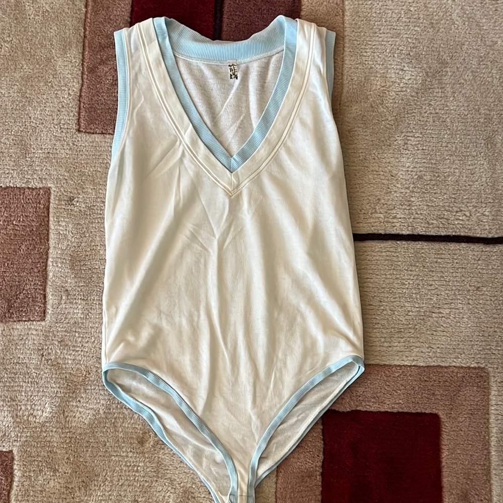Free people vest bodysuit